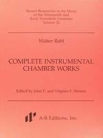 Complete Instrumental Chamber Works Study Scores sheet music cover